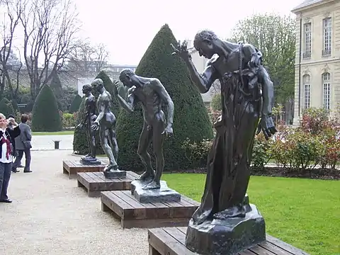 Dos estudios de Pierre de Wiessant en el Museo Rodin en París.