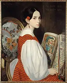 Léopoldine Hugo (fr)(1836)La hija de Víctor Hugo, el día de su primera comunión.