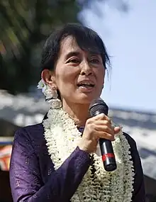 Aung San Suu Kyi en 2010