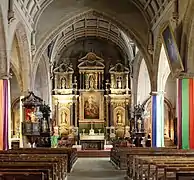 Interior de la iglesia Saint-Gildas.