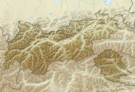 Großvenediger ubicada en Tirol (estado)