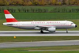 Airbus A320 Retro con el diseño de los cincuenta
