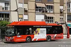 C5 en la Plaza Circular (Murcia), junio de 2021