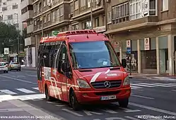 R14 en la Av. Constitución (Murcia), junio de 2021