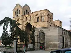 Vista de la fachada oeste