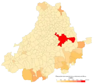 Población por municipio en 2018