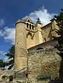 Zona trasera de la torre y la españada de la iglesia de San Andrés