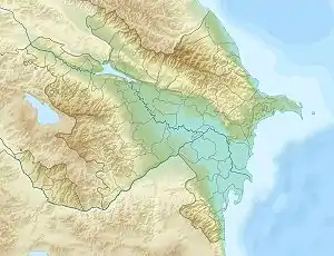 Lago Boyuk-Shor ubicada en Azerbaiyán