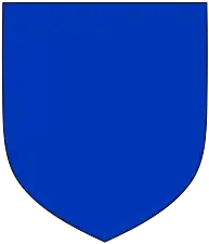 Blasón campado en azur.