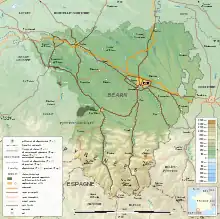 Topografía de Bearne.