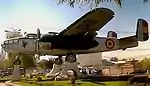 Un North American B-25 Mitchell conservado como monumento en Cochabamba, Bolivia.