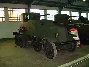 BA-6 en el Museo de Blindados de Kúbinka Moscú, 2013.