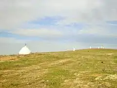 Vista de parte del camino de las cruces.