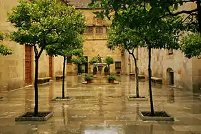 Patio de los Naranjos del Palacio de la Generalidad de Cataluña (Barcelona).