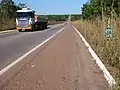 Tramo de la BR-153 en Fortaleza do Tabocão, Tocantins.