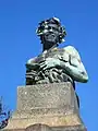 detalle del monumento de Baco