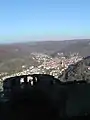 Vista sobre Urach, tomada desde el castillo
