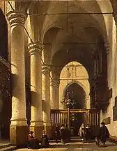 Bakenesserkerk Interior (1870). Dordrecht's Museum aan de Haven.