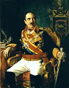 Baldomero Espartero, espadón progresista, se exilió en Inglaterra entre 1843 y 1849.