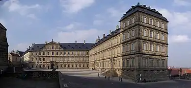 Nueva Residencia (1697-1703) de Bamberg, obra de J.L. Dientzenhofer