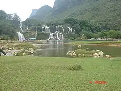 Cataratas en la estación seca