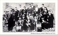 Banda de música de Fondón, 1904.