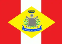 Proyecto de bandera del Estado de Amapá (1984), no utilizado.