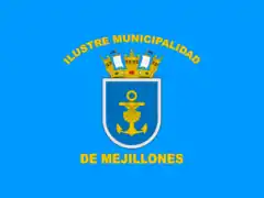 Bandera de Mejillones.