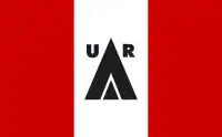 Bandera de la desaparecida Unión Revolucionaria.