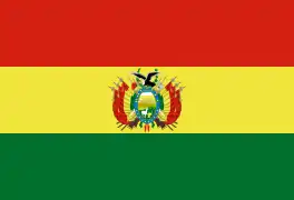 Bandera del Estado Plurinacional de Bolivia, uso estatal