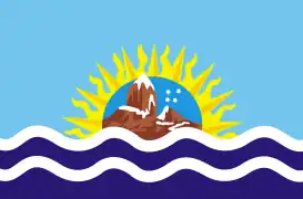 Bandera de la Provincia de Santa Cruz, Argentina