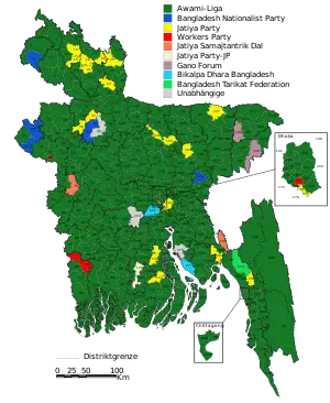 Elecciones generales de Bangladés de 2018