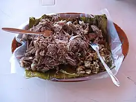 Barbacoa de borrego.