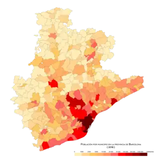 Población por municipio (2018)