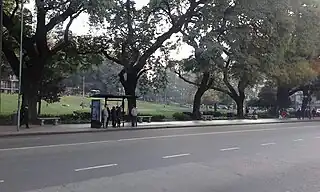 Vista de la primera de las tres Barrancas de Belgrano.