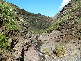 Barranco de Afur.