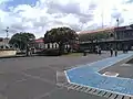 Entrada al barrio desde el bulevar de la avenida 4.