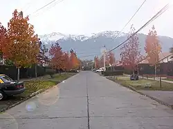 Típico barrio santiaguino de clase media