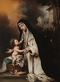 Santa Rosa de Lima, c. 1670, Bartolomé Esteban Murillo.