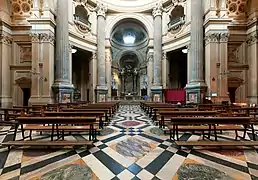 Interior de la Basílica de Superga