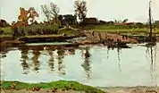 Nicolaas Bastert (1890): Veerpont aan de Vecht, colección privada.