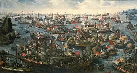 Batalla de Lepanto (1570).