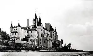 Vista desde la playa, en 1920