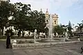 Fuente en plaza Bartolo Longo