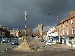 Crucero market cross en Bedale (Inglaterra).