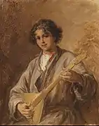 Chico ruso con Balalaika (1889)