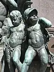 Putti en el monumento a Beethoven, 1880