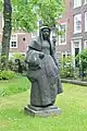 Estatua de una monja Beguina (Amsterdam).