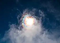 Una corona solar observada desde Beinn Mhòr, Escocia.