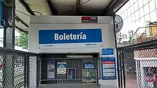 Boletería estación vieja